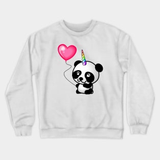 Cute Panda Licorn Crewneck Sweatshirt